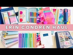 *HUGE* ERIN CONDREN LAUNCH HAUL ✨A5 Daily Duo, Canvas Horizontal, Tote bag, & Accessories
