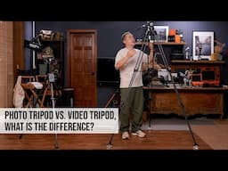 Photo Tripod vs  Video Tripod, what is the difference?