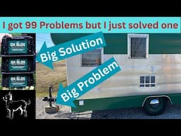 I have a vintage camper problem to solve. Ox Blox to the rescue 1959 Scotsman