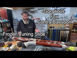 Gorgeous Fox Contra Bassoon - Frozen Tuning Slide Repair