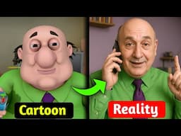 Motu Patlu Cartoon All Characters in Real Life 😱