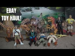 EBAY TOY HAUL 2025! Jurassic Park Vintage Dinosaur Action Figure Lot Toy Review!