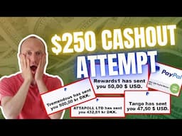 $250 Cashout Attempt: Do These Fast-Paying Sites Actually Deliver? (LIVE Payment Proof)