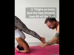 Tips For Working Toward A Straight Leg Lift Into Sirsasana / Head Stand Pose - Part 3