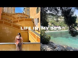 Life in my thirties | a few days in the French Riviera: small towns, beach, eating, running