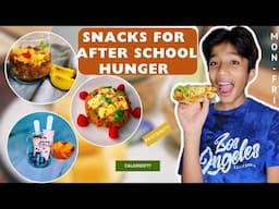 Easy Snack Recipes for Hungry Tweens | Recipes with Protein & Calorie Breakdown