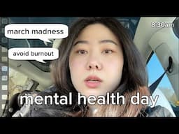 a much needed mental health day | school psych vlog