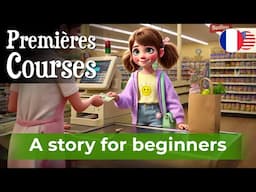 Let's Learn French Easily with Present Tense Story (First Shopping)