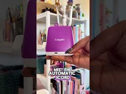 I got a new toy - AN ICORD MAKER! #ad 😍✨ #knitting #icord #fyp #knittingmachine