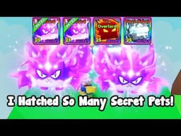 I Hatched So Many Secret Pet In Bubble Gum Simulator INFINITY!