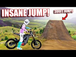 300FT JUMP VS EVERY DIRTBIKE IN MXBIKES!? (Which Bikes Can Clear It?)