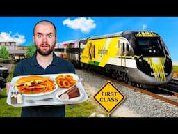 I went on a First Class Train just for the food ($300 Brightline Experience)
