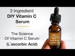 Vitamin C Serum That Works (Made in 5 Minutes) Say Goodbye To Acne, Darkspots, Blackheads