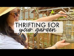 Decorate & Garden On A Budget | Thrifting For Outdoor Decor!