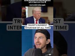 Trump’s dumbest interview of all time 🤯 #donaldtrump #trumpnews #trump