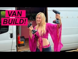 VAN BUILD at age 19 - flooring, insulation // a little surprise :)