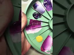 A little teaching !    Doubleloader, scruffy wisteria purple and find my kits Onestroke com