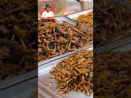 Irresistible temptation: Market filled with fried insect delicacies