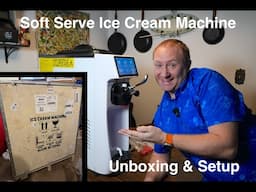 GSEICE Soft Serve Ice Cream Machine - Unboxing & Setup