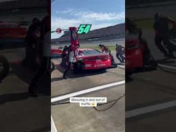 Close call on pit road 👀👀