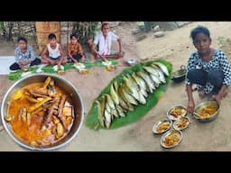Fish with Vegetable Curry Recipe |Small Fish curry Village style |villagefood