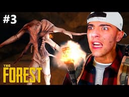 ENTRO en mi PRIMERA CUEVA... ¡Y ME ENFRENTO a un MUTANTE! 😱 | The Forest #3 - Agustin51