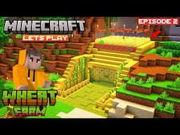 WHEAT FARM | Minecraft Lets Play | #2 | THE COSMIC BOY