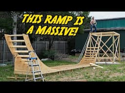 WE ARE BUILDING A MEGA RAMP!