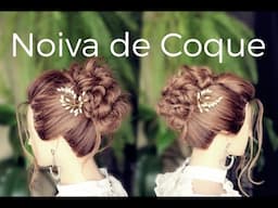 passo a passo de penteado de noiva, coque de noiva, bridal up do, peinado de bodas