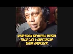 MENGEJUTKAN SIKAP ADIAN NAPITUPULU SOAL NASIB OJOL & KEUNTUNGAN APLIKATOR ONLINE #adiannapitupulu