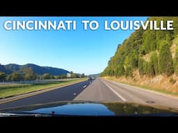 Cincinnati to Louisville Kentucky - Timelapse Drive 4K