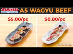$90/lb. Costco A5 WAGYU Beef - Worth it? with The Sushi Man