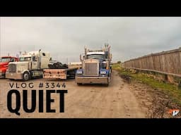 QUIET | My Trucking Life | Vlog 3344