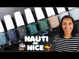 NEW Painted Polish At Sea: Nauti or Nice? │ Live Swatch, and Review │ Polish with Rae