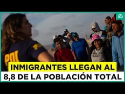 Censo 2024: Inmigrantes llegan al 8,8% de la población total que vive en Chile
