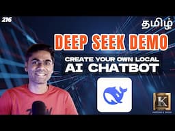 Deep Seek Demo in Tamil | How to Run Deep Seek R1 in Local Machine Using Ollama? | Karthik's Show