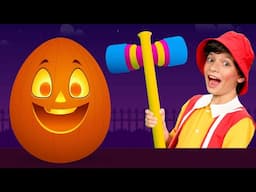 Surprise Eggs x 5 Little Ghosts - Boo Boo Song | BabyBillion Rhymes