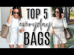 5 PERFECT EVERYDAY HANDBAGS *5 Minute Friday* | LuxMommy