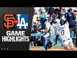 Giants vs. Dodgers Game Highlights (6/15/25) | MLB Highlights