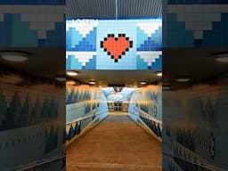 Stockholms Largest Gallery is The Metro #lostin #travel #stockholm #art #metro