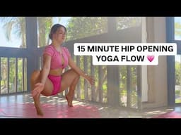 15 Minute Hip Opening Yoga Flow - Afternoon Bliss