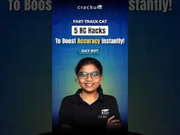 5 RC Hacks to Boost Accuracy Instantly! CAT 2025