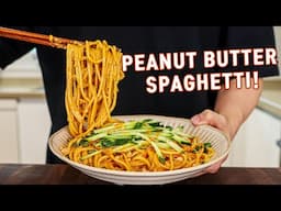 Got Peanut Butter? Try This 15 Minute Creamy Tantan Spaghetti That Will Change Your LIFE!
