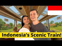 Riding Indonesia’s Most Scenic Train Bandung to Yogyakarta 🇮🇩 || Jack & Sophia Torr || Indonesia