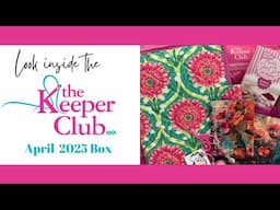 April Keeper Club Details & Official Unboxing