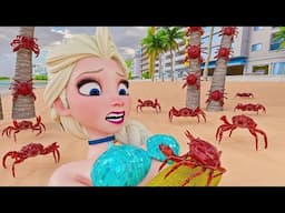 Elsa Mermaid - Face Her Terrible Fear!