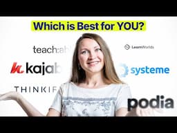 10 Best Online Course Platforms 2025 (Teachable vs. Thinkific vs. Thrivecart, Kartra, Learnworlds)