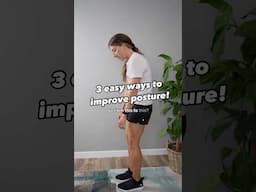 3 quick exercises to improve posture from a physical therapist