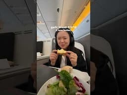 what I ate on a 15 hour flight to Japan #whatieatinaday #food #travel #plane #Japan
