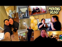 VLOG: moving in w/ bestie!!! + crying, saying goodbye, new apartment, unpacking, eating good food ❤️